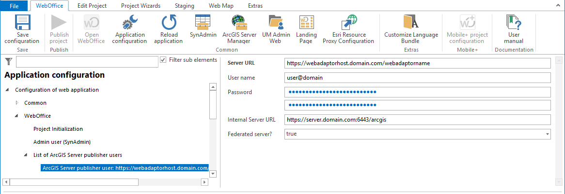 Configuration in the Application Configuration - Add portal administrator to the List of ArcGIS Server Users Configuration in the Application Configuration - Add portal administrator to the List of ArcGIS Server Users