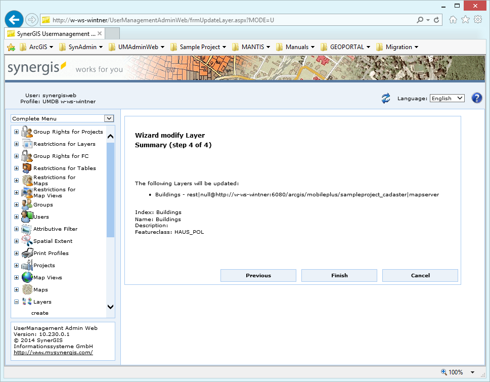 Modify a layer - step 4