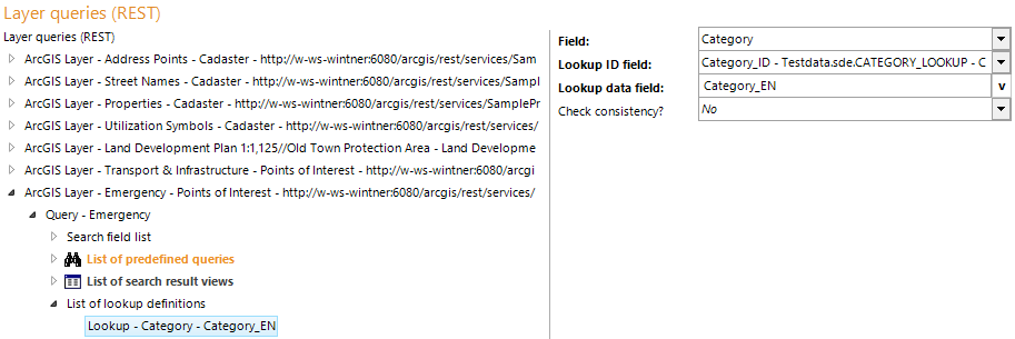 Lookup configuration Lookup configuration
