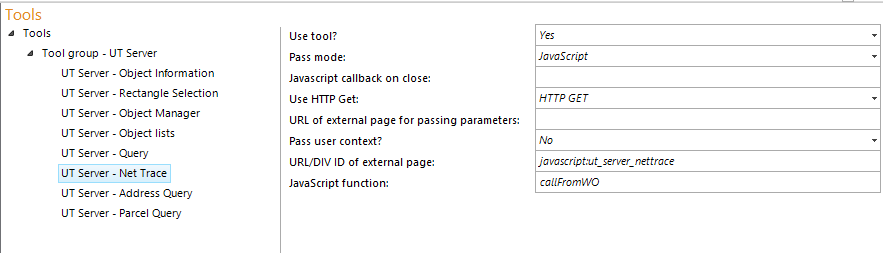 Configuration - UT Server Net Trace Configuration - UT Server Net Trace