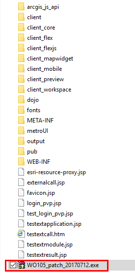 Execute patch in application directory