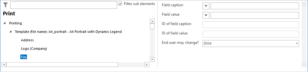 FAX number configuration