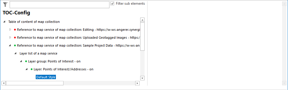 Default Style configuration