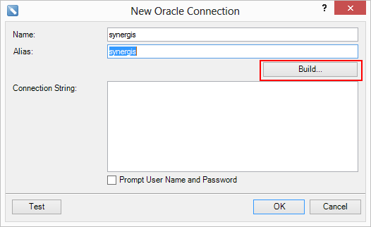 new Oracle Connection