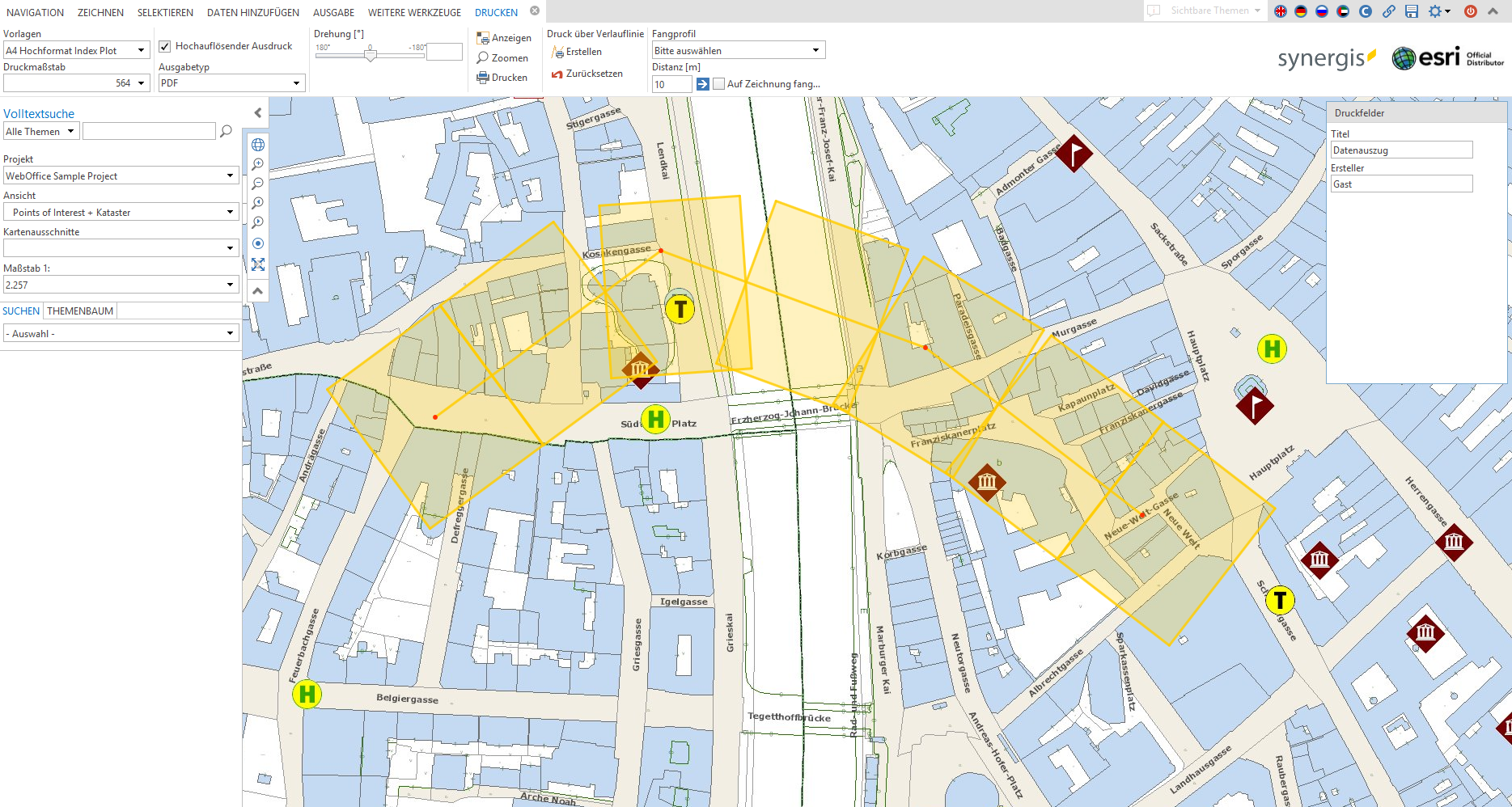 Indexdruck im Core Client