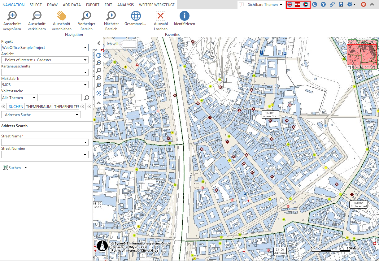 Ersetzes Sprachflaggensymbol der Sprache DE im WebOffice core Client