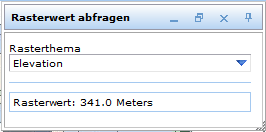 Werkzeugdialog - Rasterwert abfragen
