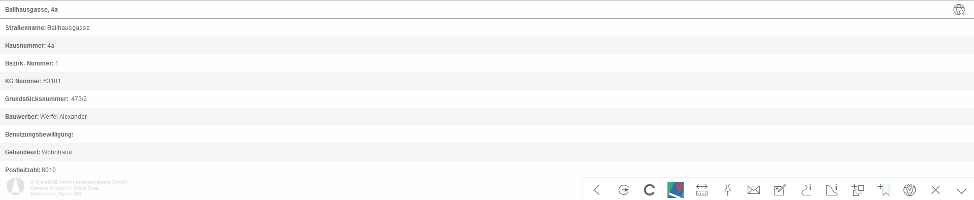 Detailansicht zu einem Objekt im mobile Client Detailansicht zu einem Objekt im mobile Client
