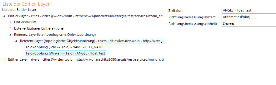 Konfiguration - Feldkopplung (topologische Objektzuordnung), Winkel -> Feld Konfiguration - Feldkopplung (topologische Objektzuordnung), Winkel -> Feld