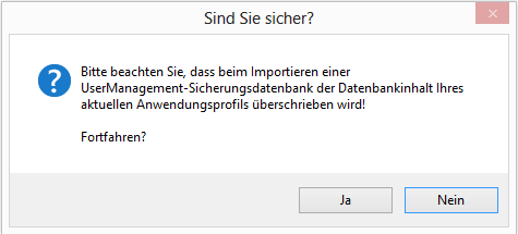 Wiederherstellen bestätigen 