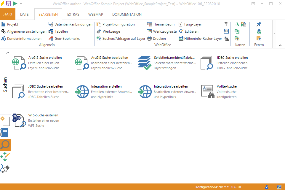 Start des Assistenten "Integration erstellen" Start des Assistenten "Integration erstellen"