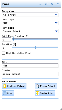 Print tool form with series print