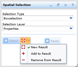 Choose the selection mode Choose the selection mode