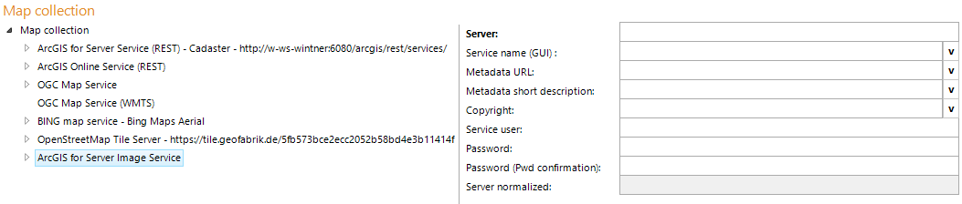 ArcGIS Server Image Service configuration