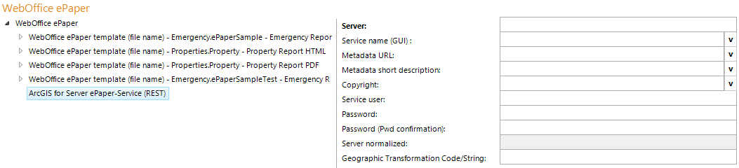 ArcGIS Server ePaper Service configuration