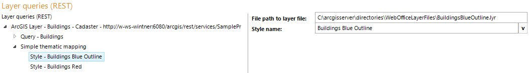 Simple thematic mapping configuration
