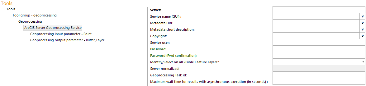 ArcGIS Server Geoprocessing Service configuration