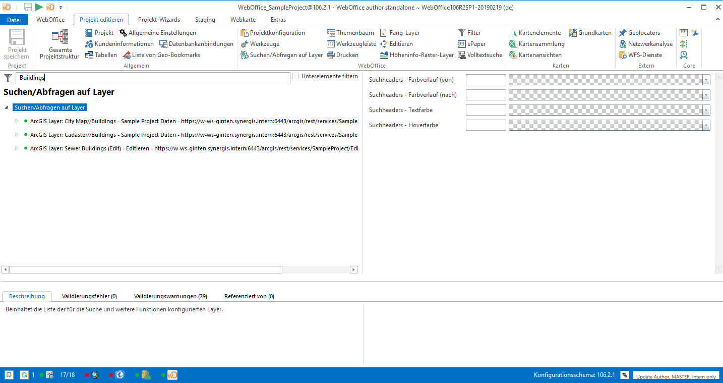 Search criterion 'Points' for filtering searches/queries on layers