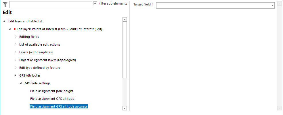 Configuration of the Pole Settings - Pole Altitude Accuracy Configuration of the Pole Settings - Pole Altitude Accuracy