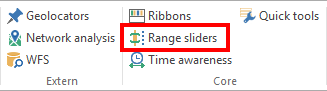 Configuration range slider Configuration range slider