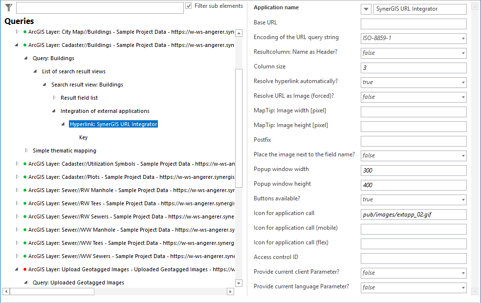Hyperlink - SynerGIS URL Integrator