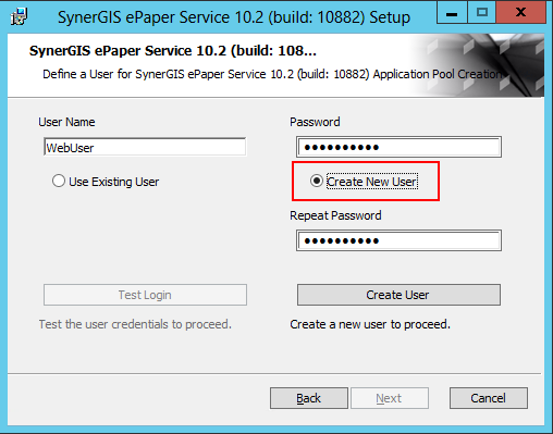 Neuen User für Custom Application Pool anlegen