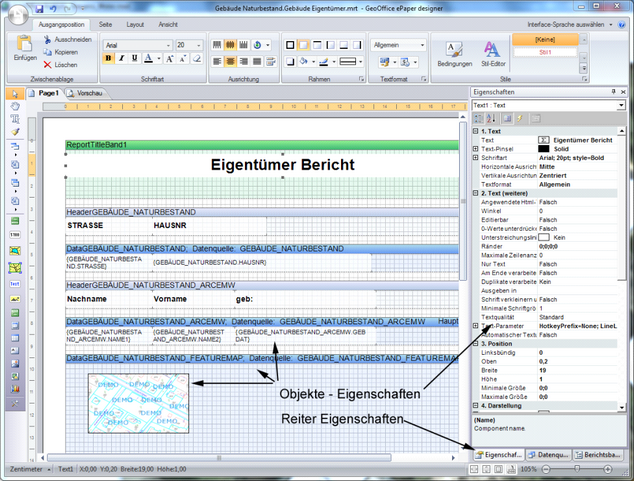 Eigenschaften von Objekten Eigenschaften von Objekten