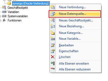 neue Datenquelle erstellen neue Datenquelle erstellen