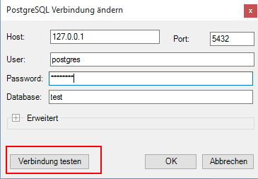 Angepasste Einstellungen inkl. Passwort Angepasste Einstellungen inkl. Passwort
