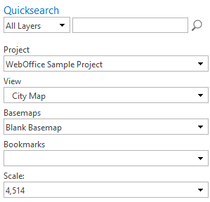 <%PROJECTCENTER%> in the stack menu of the WebOffice core client <%PROJECTCENTER%> in the stack menu of the WebOffice core client
