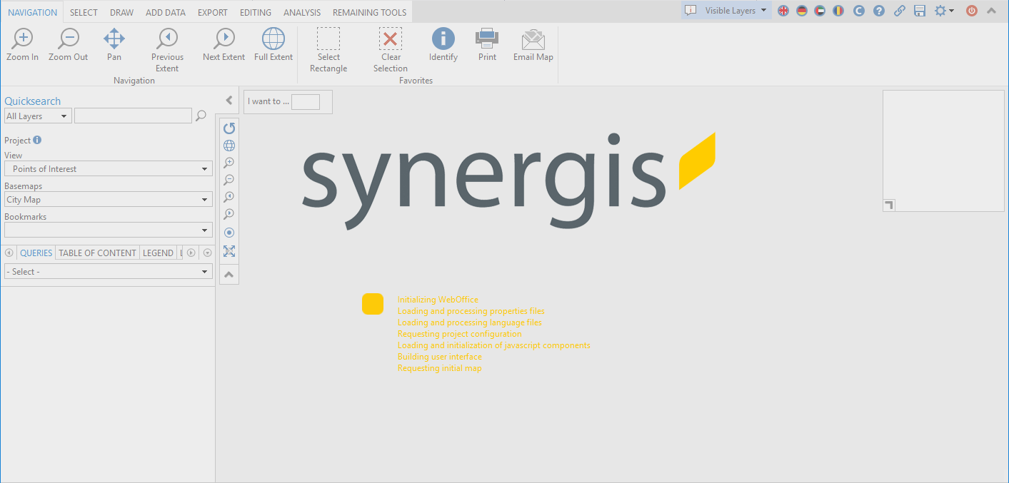 Customized splashscreen of WebOffice core client
