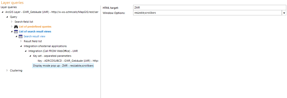 Configuration of display mode for LMR/ZMR integration Configuration of display mode for LMR/ZMR integration