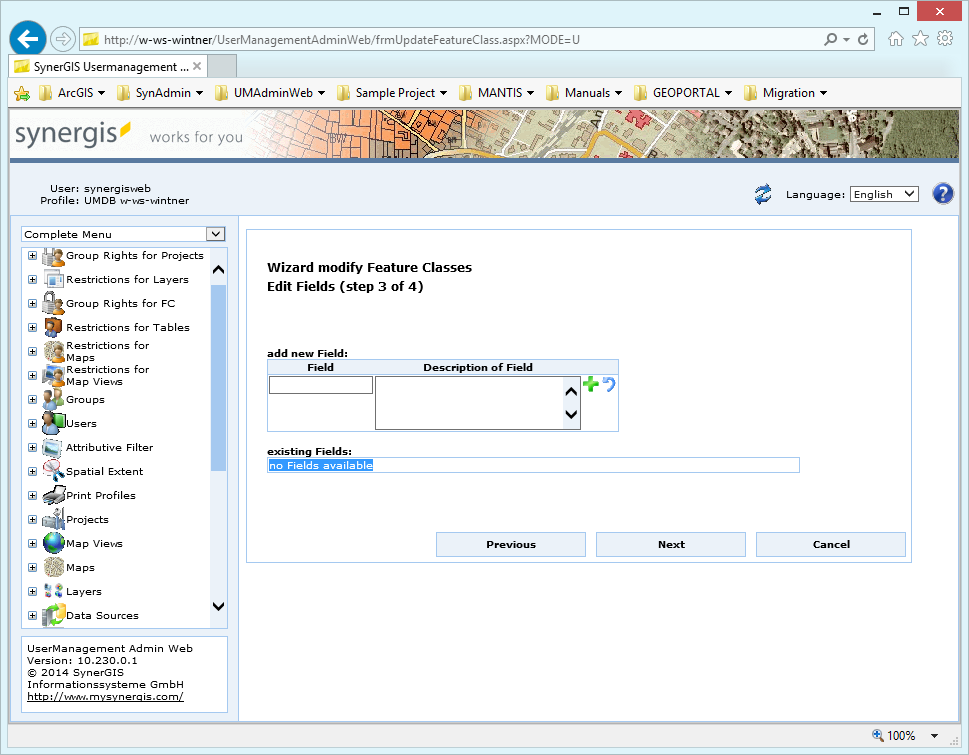 Modify a feature class - step 3