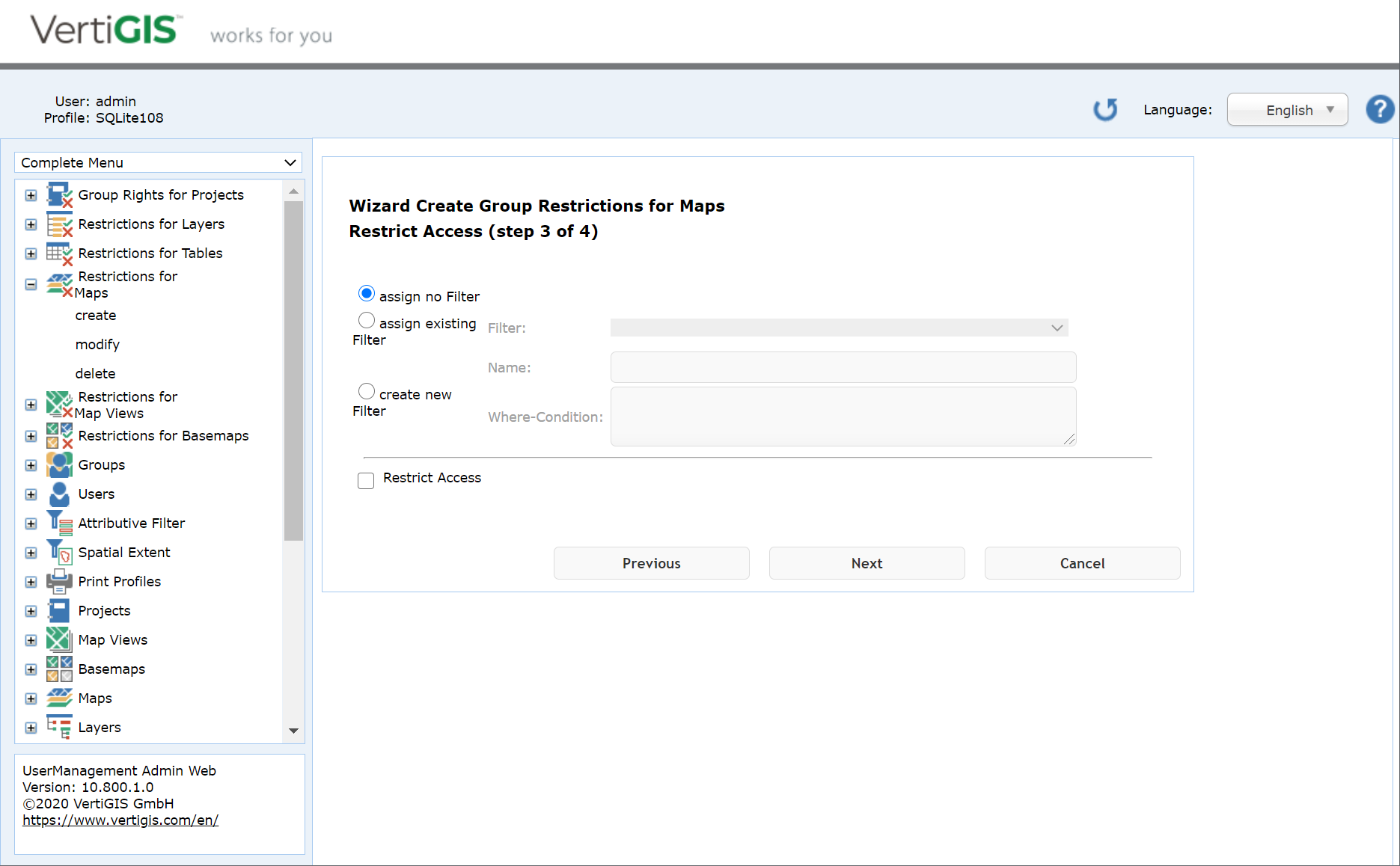 Create group restrictions for maps - setp 3 &nbsp;restrict access