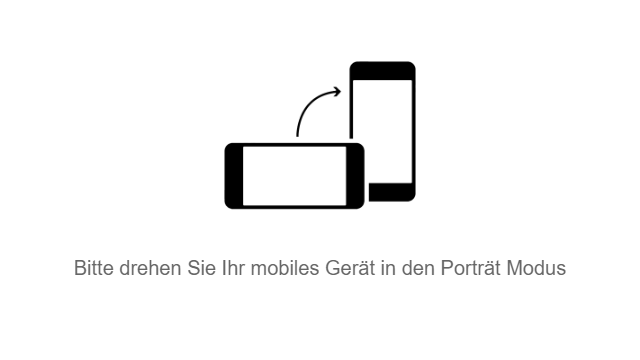 Sperrbildschirm im Landscape-Modus