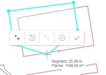 Erstellen einer Geometrie im Fadenkreuzmodus