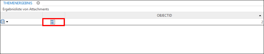 Tabellen-Aufruf im Suchergebnis