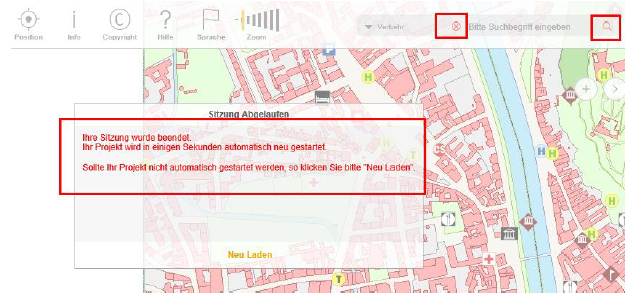 Angepasste Schriftfarbe und Farbumgebung für den WebOffice mobile Client