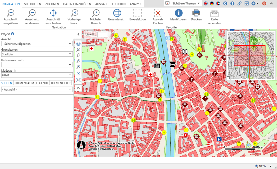 Das WebOffice Projekt konnte für den Benutzer erfolgreich aufgerufen werden