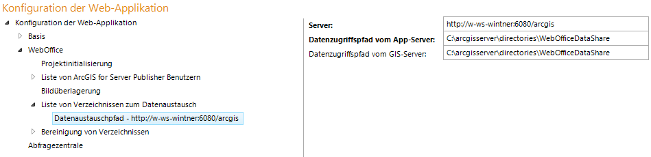 Konfiguration des "ArcGIS for Server Publisher-Benutzer"