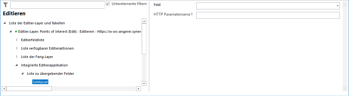 Konfiguration - Schlüssel