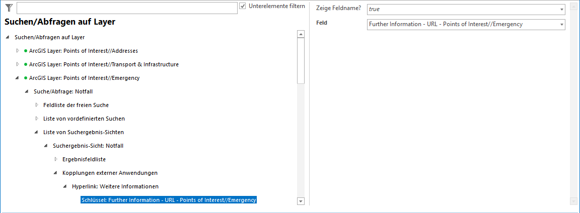 Schlüssel Informationen