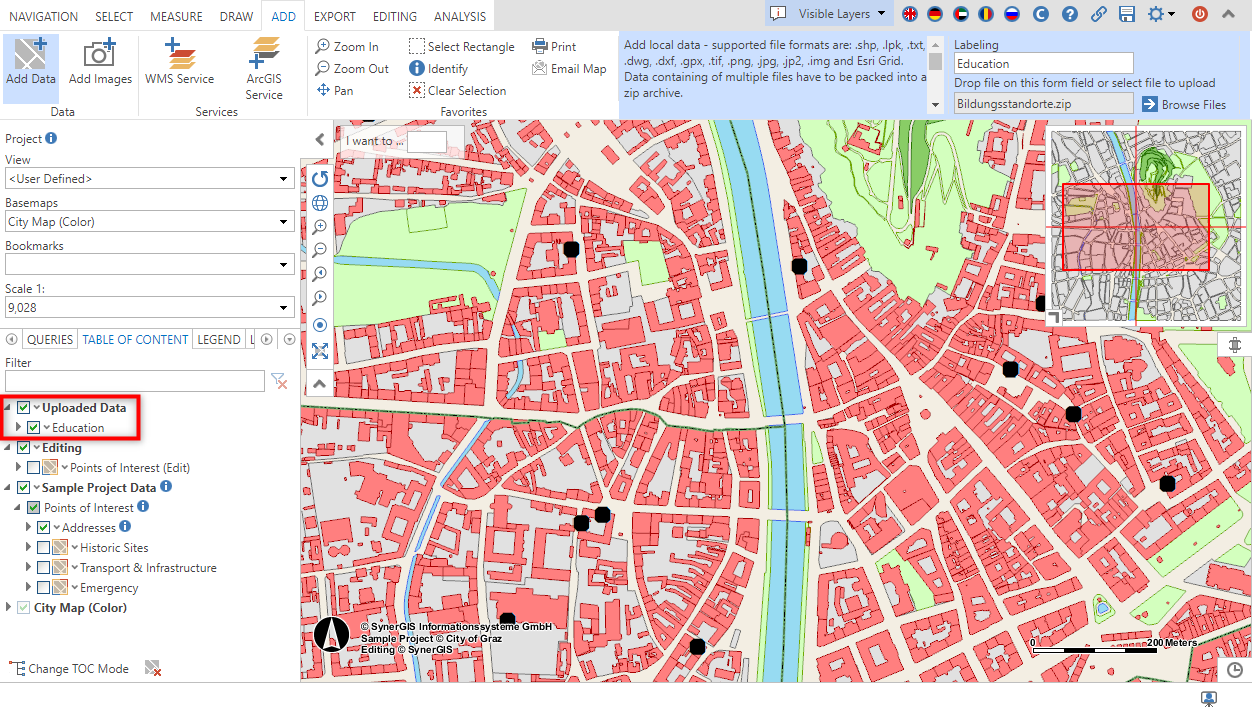 Add Data in the WebOffice core client