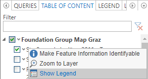 Show legend of WMS layer