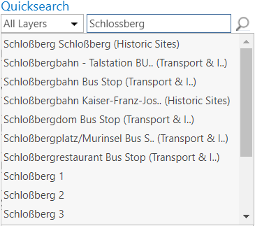 Global Full Text Search in the WebOffice core Client
