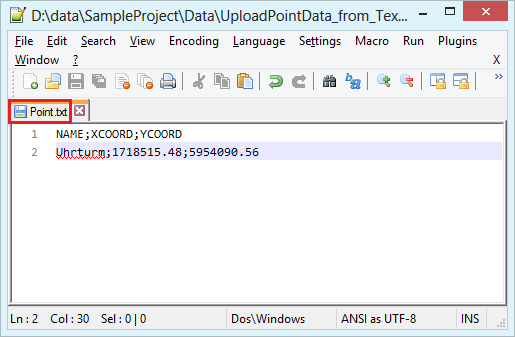 Save CSV as TXT file