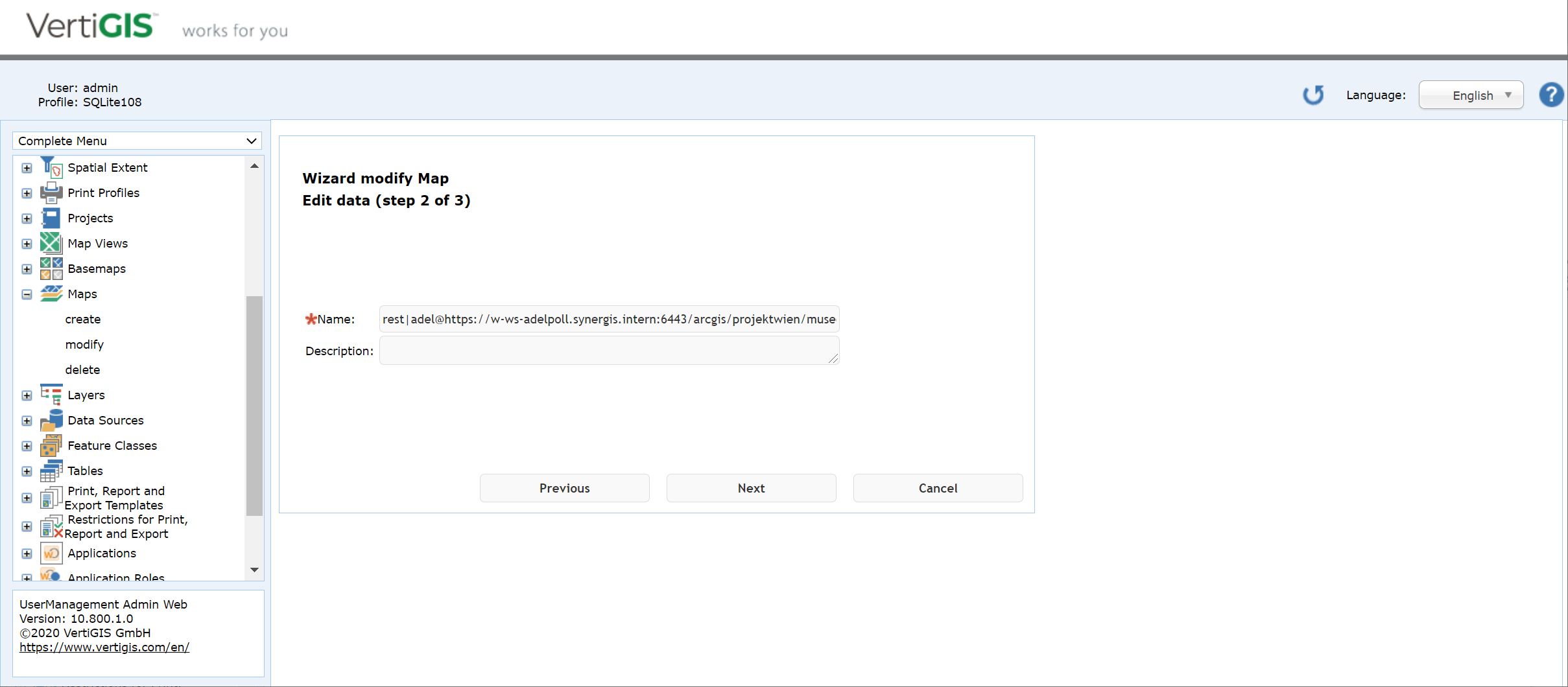Modify a map - step 2
