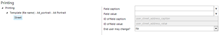 Street configuration
