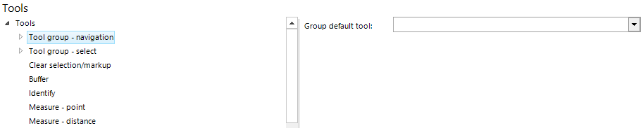 Tool group configuration