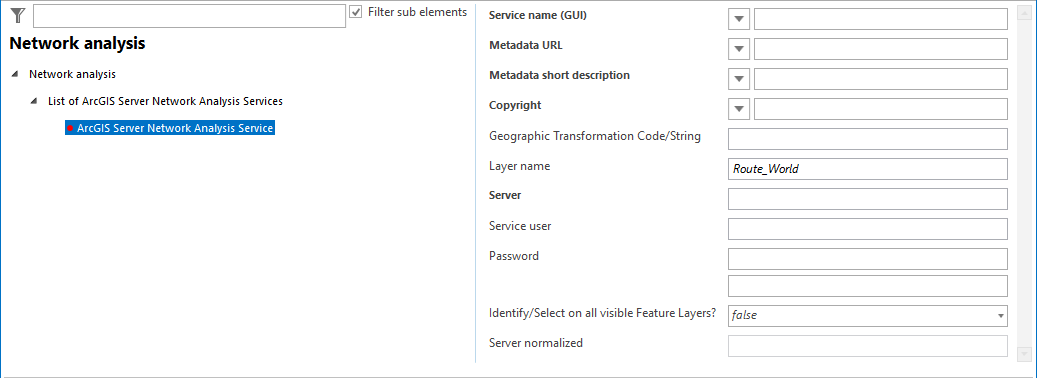 ArcGIS Server Network Analysis Service configuration ArcGIS Server Network Analysis Service configuration